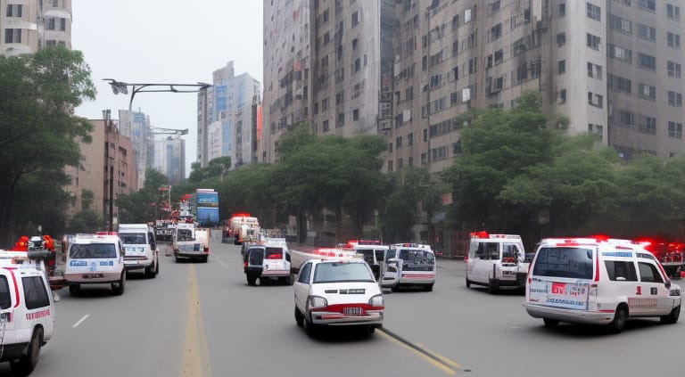 ambulances in human city