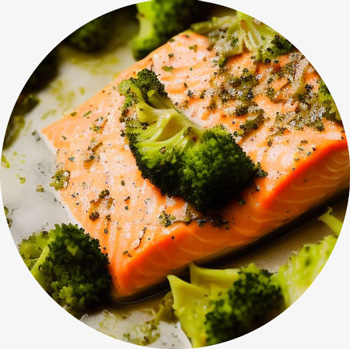 Salmon and Broccoli AS Routine